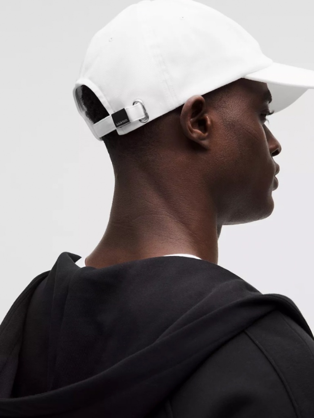 Lululemon Classic Ball Cap Wordmark in the White / Black - Picture 3 of 3